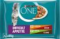 PURINA ONE DIFFICULT APPETITE multipack chicken in juice 4 × 85 g - Cat Food Pouch