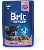 Brit premium cat pouches White fish for Kitten - Kapsička pre mačky
