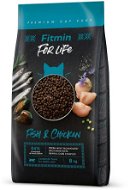 Fitmin  For Life Cat Adult Fish and Chicken 8 kg - Granule pre mačky