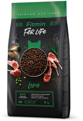 Fitmin For Life Cat Adult Lamb 8 kg - Cat Kibble - Main image