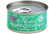 FISH4CATS Canned cat food Finest mackerel with squid 70 g - Canned Food for Cats