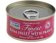 FISH4CATS Konzerva pre mačky Finest tuniak s krevetami 70 g - Konzerva pre mačky