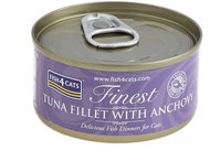 FISH4CATS Canned cat food Finest tuna with anchovies 70 g - Canned Food for Cats