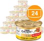 Gourmet gold Melting Heart soft pate with sauce inside and chicken 24 × 85 g - Canned Food for Cats