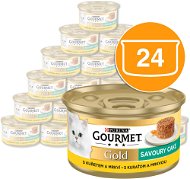Gourmet gold Savoury Cake with chicken and carrots 24 × 85 g - Canned Food for Cats
