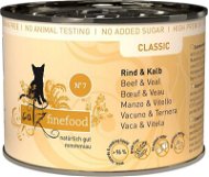 Catz finefood Konzerva CF No.7 s hovězím a telecím masem 200 g - Canned Food for Cats