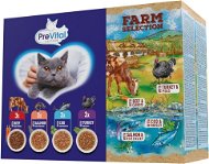 PreVital farm selection mix mäsa a rýb 12× 85 g - Kapsička pre mačky