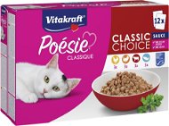 Kapsička pre mačky Vitakraft Cat mokré krmivo Poésie® Classique classic multipack mix druhov v omáčke 12× 85 g - Kapsička pro kočky