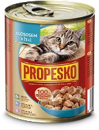 Propesko konzerva pro kočky s lososem v želé 830 g - Canned Food for Cats