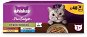 Cat Food Pouch Whiskas Pure Delight kapsičky Výběr kousků v želé pro dospělé kočky 48 × 85 g - Kapsička pro kočky