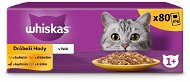 Cat Food Pouch Whiskas kapsičky drůbeží výběr v želé pro dospělé kočky 80 × 85 g - Kapsička pro kočky