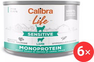 Calibra Cat Life canned food for cats with sensitive digestion with lamb 6 × 200 g - Canned Food for Cats