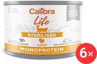 Calibra Cat Life canned food for neutered cats with turkey 6 × 200 g - Canned Food for Cats