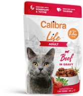 Calibra Cat Life kapsička adult beef in gravy 85 g - Kapsička pre mačky