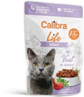 Calibra Cat Life kapsička pro dospělé kočky s telecím v omáčce 85 g - Cat Food Pouch