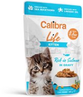 Calibra Cat Life Kapsička pro koťata s lososem v omáčce 85 g - Cat Food Pouch