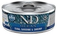 N&D Ocean Cat Adult Tuna & Sardine & Shrimps 70 g - Konzerva pre mačky