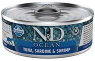 N&D Ocean Cat Adult Tuna & Shrimp 70 g - Canned Food for Cats
