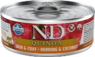 N&D Quinoa Cat Adult Herring & Coconut 80 g - Konzerva pre mačky