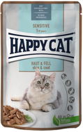 Happy Cat Kapsička Sensitive MIS Haut & Fell 85 g - Cat Food Pouch