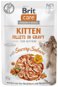 Brit Care Cat Kitten Fillets in Gravy with Savory Salmon 85 g - Kapsička pre mačky