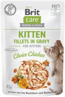 Brit Care Cat Kitten Fillets in Gravy Choice Chicken 85 g  - Kapsička pro kočky