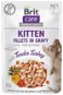 Brit Care Cat Kitten Fillets in Gravy w/Tender Turkey 85 g - Kapsička pre mačky