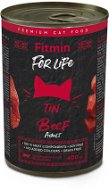 Fitmin for Life Hovězí konzerva pro dospělé kočky 400 g - Canned Food for Cats
