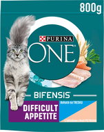 Purina ONE Bifensis Difficult Appetite granules for cats, cod and trout 800g - Cat Kibble