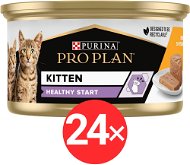 Canned Food for Cats Pro Plan Kitten Healthy Start konzervy pro koťata s kuřetem v paštice 24 × 85 g - Konzerva pro kočky