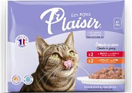 Plaisir cat MULTIPACK 4 × 85 g / 2× hovězí + 2× kuřecí - Kapsička pro kočky