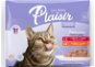 Plaisir cat MULTIPACK 4 × 85 g / 2× hovězí + 2× kuřecí - Cat Food Pouch