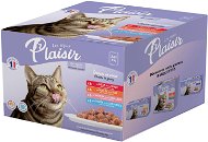 Plaisir cat XXL MULTIPACK MIX chutí 24 × 85 g - Kapsička pro kočky