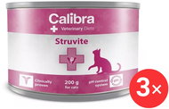 Calibra VD Cat cons. Struvite 3 × 200 g - Diet Cat Canned Food
