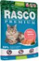 Rasco Kapsička Premium Sterilized losos se spirulinou 85 g  - Kapsička pro kočky