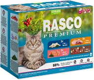Rasco Kapsička Premium Sterilized multipack 12 × 85 g - Cat Food Pouch
