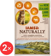 IAMS Naturally Capsule lamb in sauce 2 × 85 g - Cat Food Pouch
