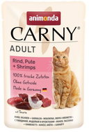 Animonda kapsička pro kočky Carny Adult hovězí, krůta + ráčci 85 g - Cat Food Pouch