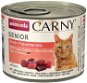 Animonda konzerva pro kočky Carny Senior hovězí, krůtí srdce 200 g - Canned Food for Cats