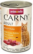 Animonda konzerva pre mačky Carny Adult hovädzie, kuracie 400 g - Konzerva pre mačky