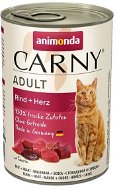 Animonda konzerva pro kočky Carny Adult hovězí, srdce 400 g - Canned Food for Cats