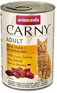 Animonda konzerva pre mačky Carny Adult hovädzie, kura, kačacie srdce 400 g - Konzerva pre mačky