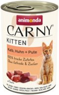 Animonda konzerva pre mačky Carny Kitten teľacie + kuracie + morka 400 g - Konzerva pre mačky