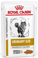 Royal Canin VD Cat kaps. Urinary S/O Moderate Calorie kousky v omáčce 12 × 85 g - Diet Cat Pouches