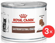 Royal Canin VD Cat konz. Gastro Intestinal Kitten 3 × 195 g - Dietní konzerva pro kočky