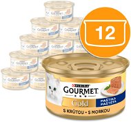 Gourmet Gold paštika krůta 12 × 85 g - Canned Food for Cats