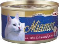 Miamor Fine Filets kurča + šunka konzerva 100 g - Konzerva pre mačky
