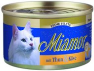 Miamor Fine Filets tuňák + sýr konzerva 100 g - Canned Food for Cats