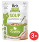 Brit Care Cat Polévka s kachnou 3 × 75 g - Polévka pro kočky