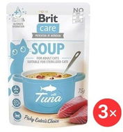 Brit Care Cat Polévka s tuňákem 3 × 75 g - Polévka pro kočky